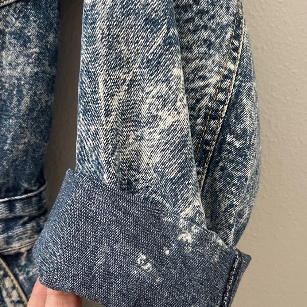 Vintage acid washed Jean dress - Picture 5 of 10